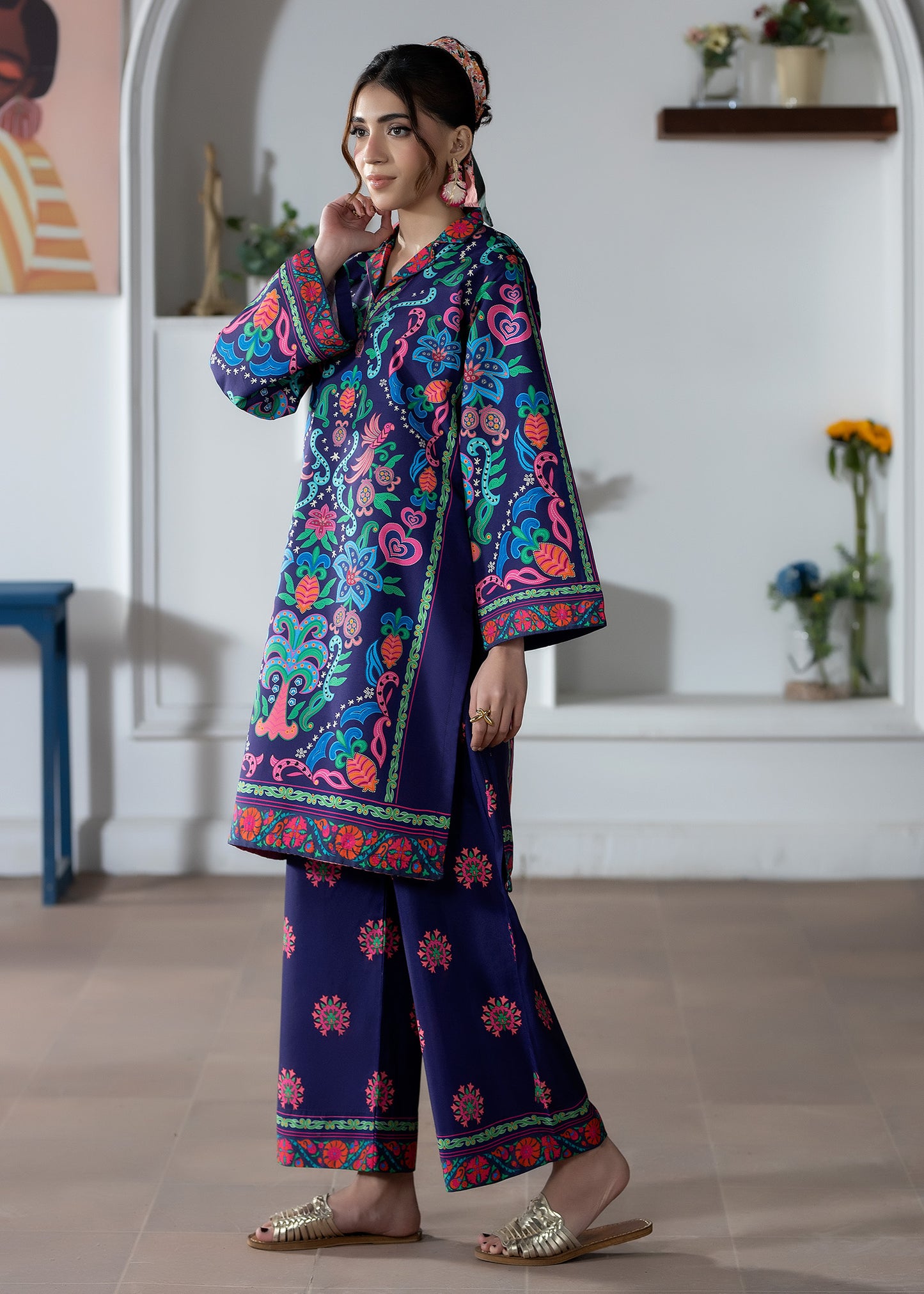 2 PC Printed Co-ord Set 11