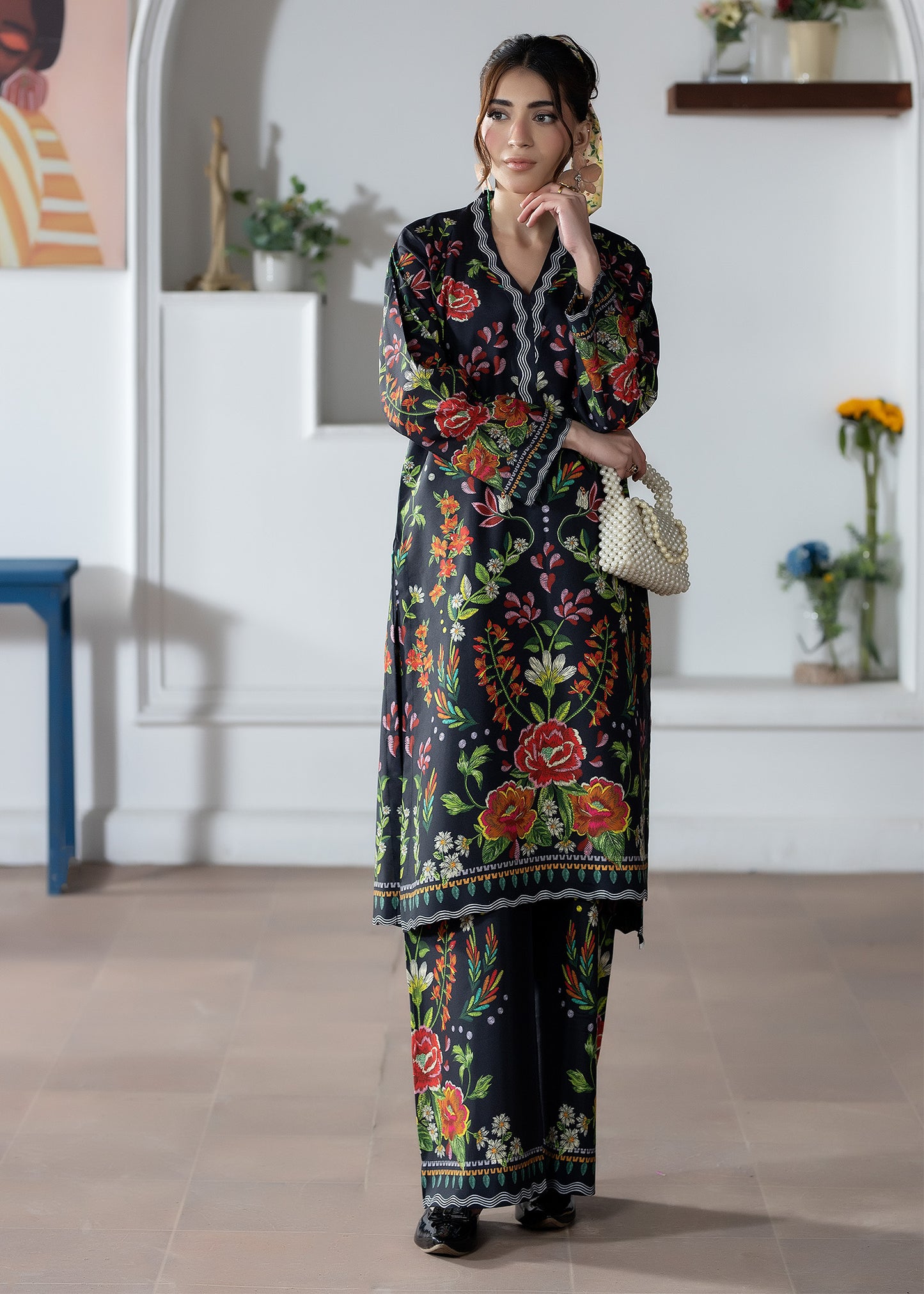 2 PC Printed Co-ord Set 12