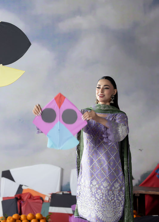 3 Piece - Embroidered Lawn Suit 2