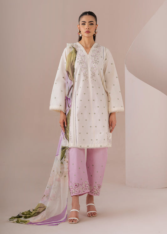 3pc Emb Cotton Lawn 08