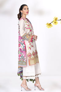 PRIM ROSE (luxury lawn)-3PC-UNSTITCHED