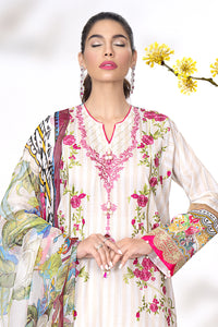 PRIM ROSE (luxury lawn)-3PC-UNSTITCHED